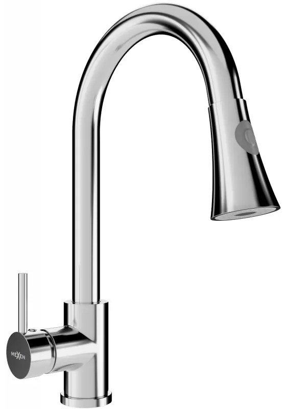 Mexen Elia baterie de bucătărie, Crom - 670101-00
