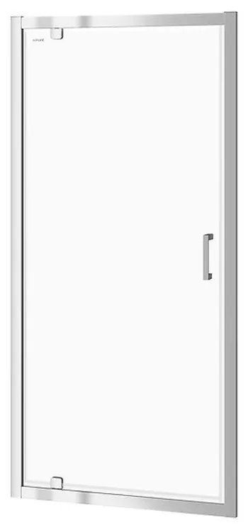 Usa sticla dus batanta 90x185 cm profil crom lucios Cersanit Basic 900x1850 mm