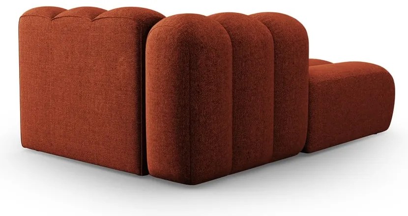 Șezlong cărămiziu (cu colț pe partea stângă ) Lupine – Micadoni Home