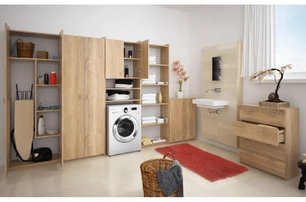Dulap cu rafturi Nariel Typ 2 (Stejar sonoma). 808790
