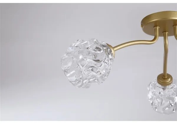 Searchlight 11523-3GO - Plafonieră aplicată ASTRAL 3xG9/33W/230V, aurie