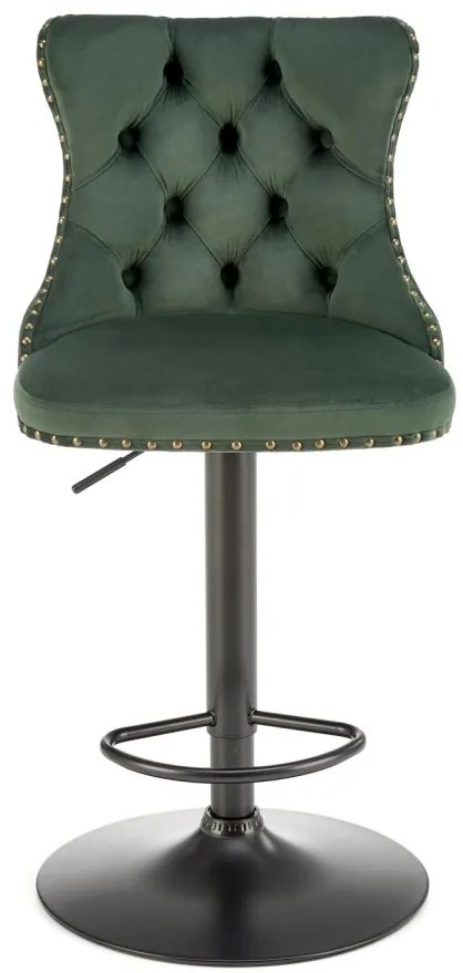 Scaun de bar H117 velvet verde