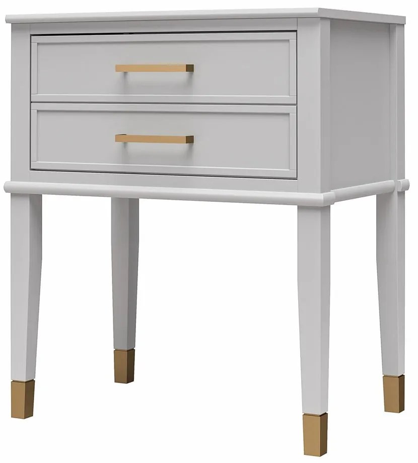 Noptieră gri deschis Westerleigh – CosmoLiving by Cosmopolitan