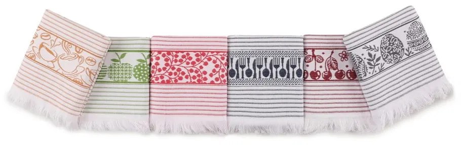 Prosoape de vase 6 buc. din bumbac 40x60 cm Pecete – Foutastic