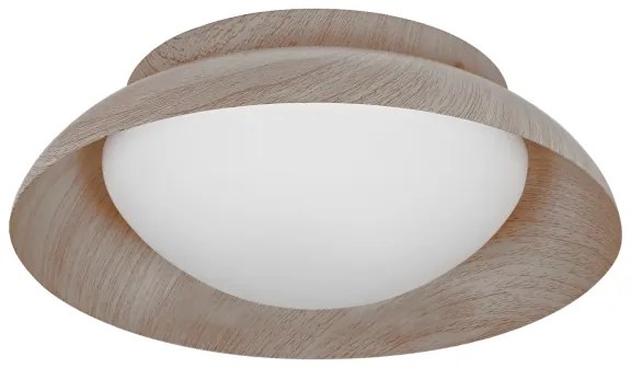 Osram - Plafonieră ORBIS MILAN 2xE27/10W/230V, Ø 30,5 cm, finisaj lemn