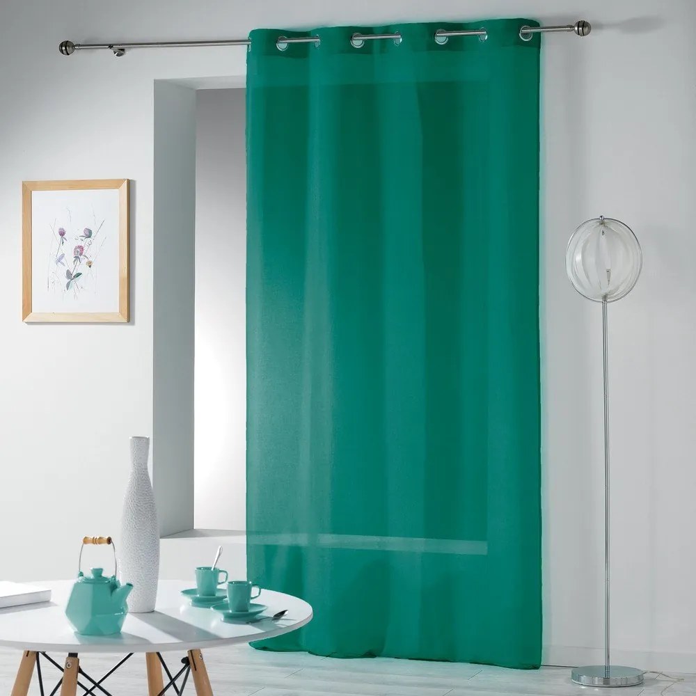 Perdea verde 140x280 cm Telma – douceur d'intérieur