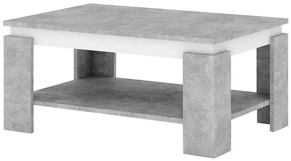 Masă de cafea LUNO gri beton/antracit