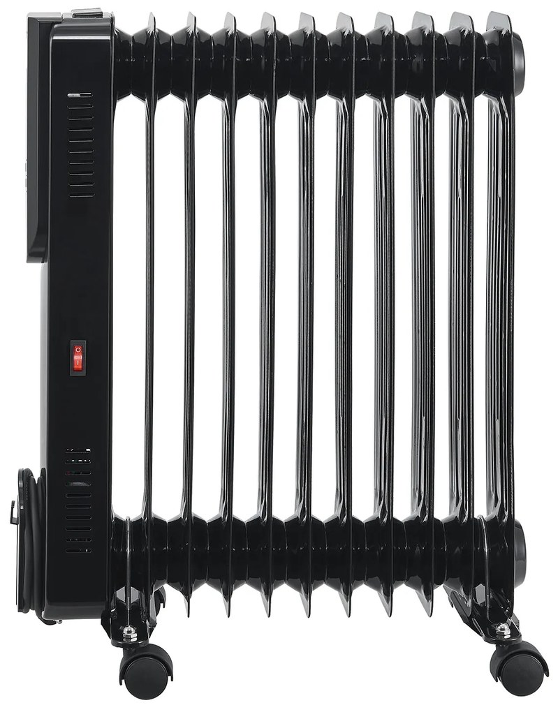 Radiator ulei OH120BL3 cu termostat si display LED, 2500W negru