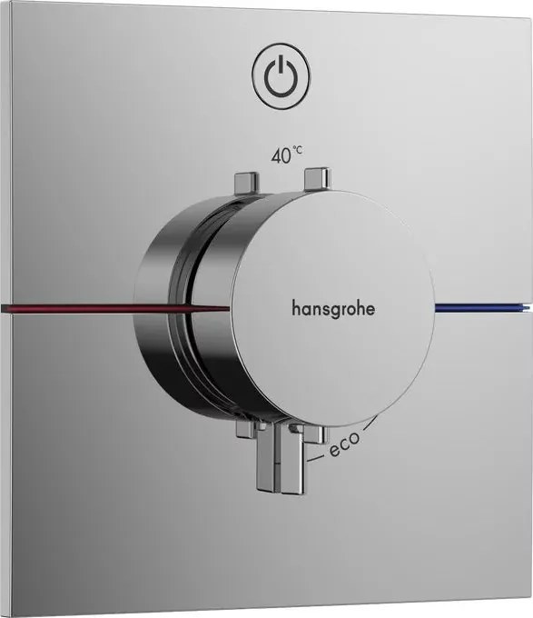 Baterie dus termostatata incastrata Hansgrohe ShowerSelect Comfort E 1 functie 1 functie