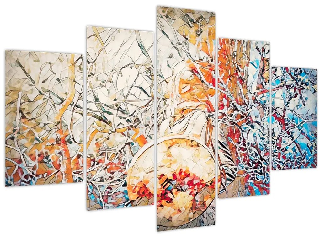 Tablou - Abstract mozaic (150x105 cm)