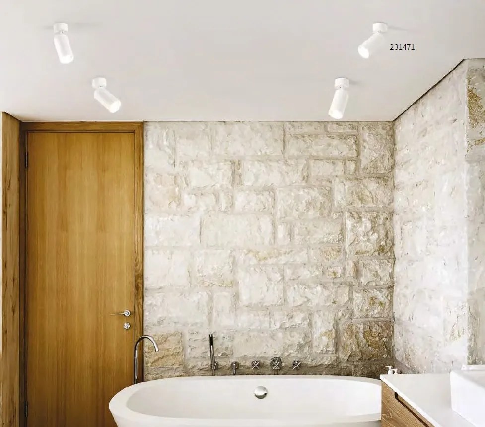 Spot aplicat directionabil DYNAMITE PL1 BIANCO 231495 IDL