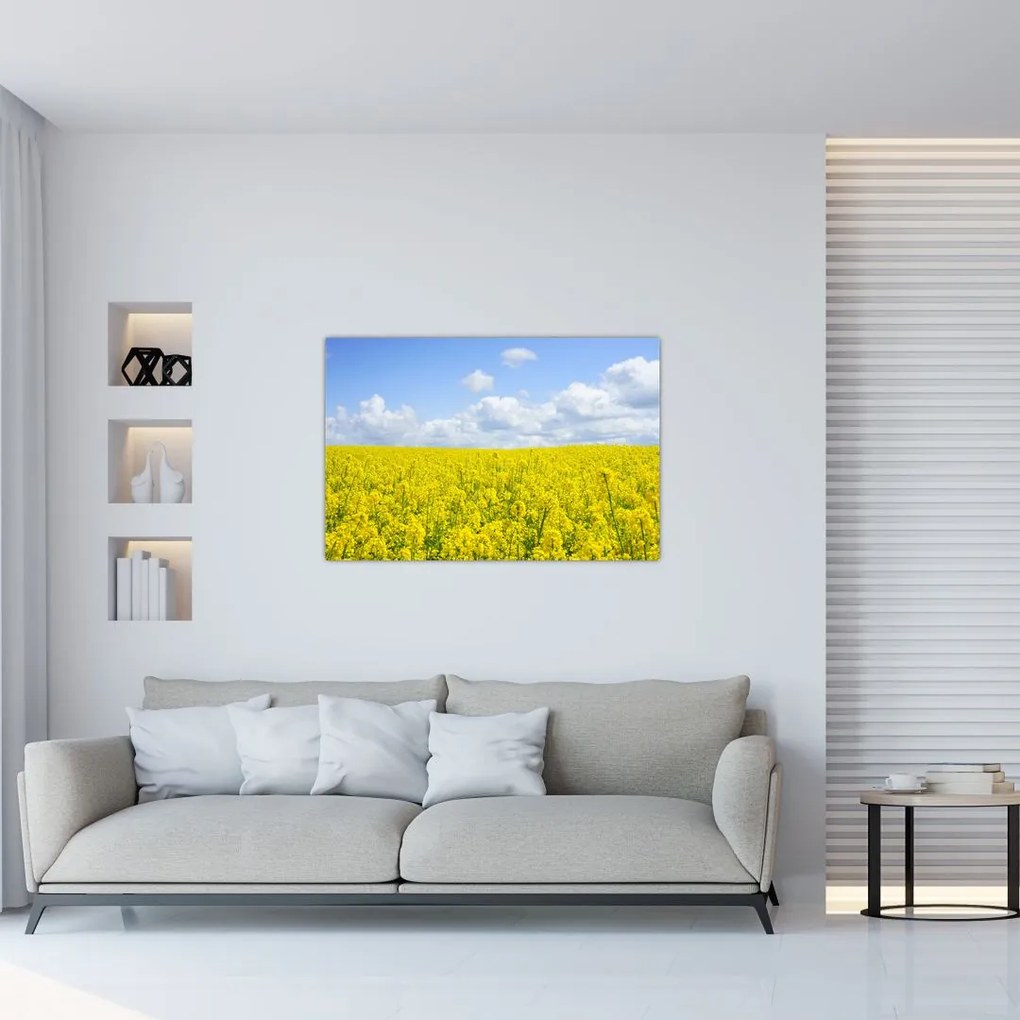 Tablou - Câmp galben (90x60 cm)