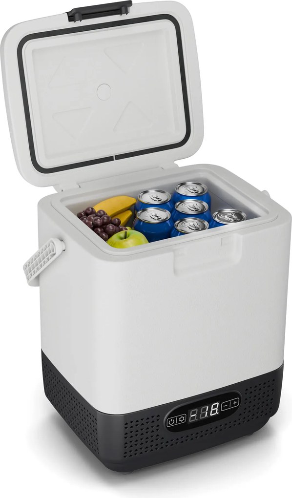 Klarstein Răcitor SwiftFrost 12L, 12V-24V/230V, până la -20 °C, compresor, 2 niveluri de putere, Afișaj LED
