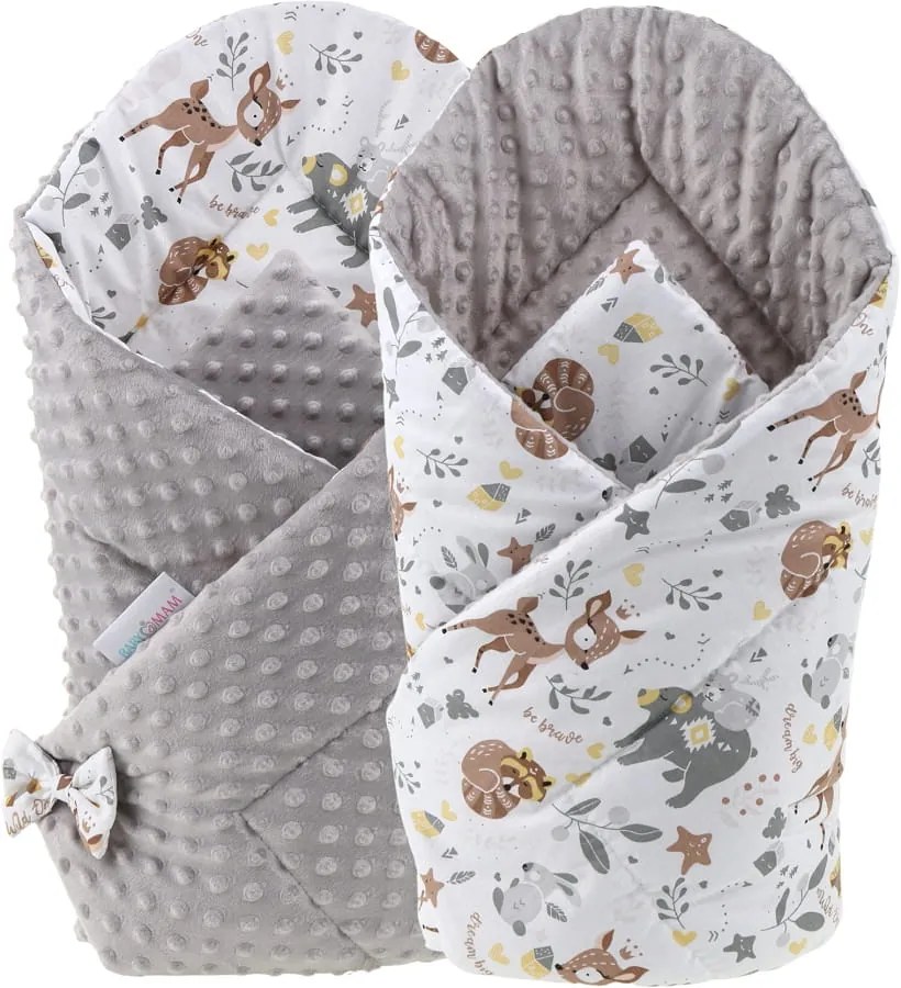ShopJK FAȘĂ ÎNFĂȘAT COPII CU DOUĂ FEȚE - MINKY CERB
