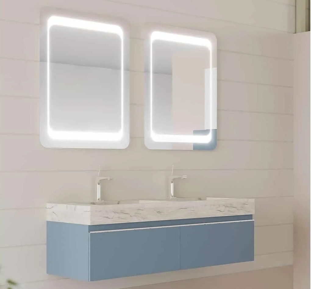 Set lemn masiv Mobilier Baie Suspendat Giulia Lavoar Dublu