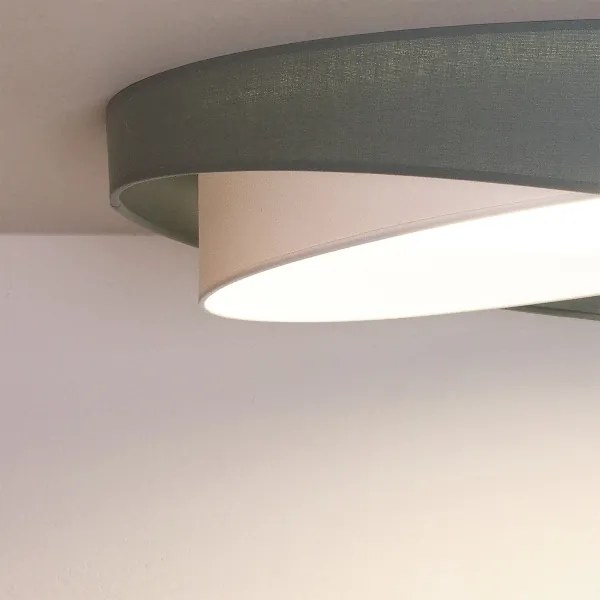 BRILAGI-LED Plafonieră VELVET TWIST LED/24W/230V 4000K Ø 55 cm verde/alb