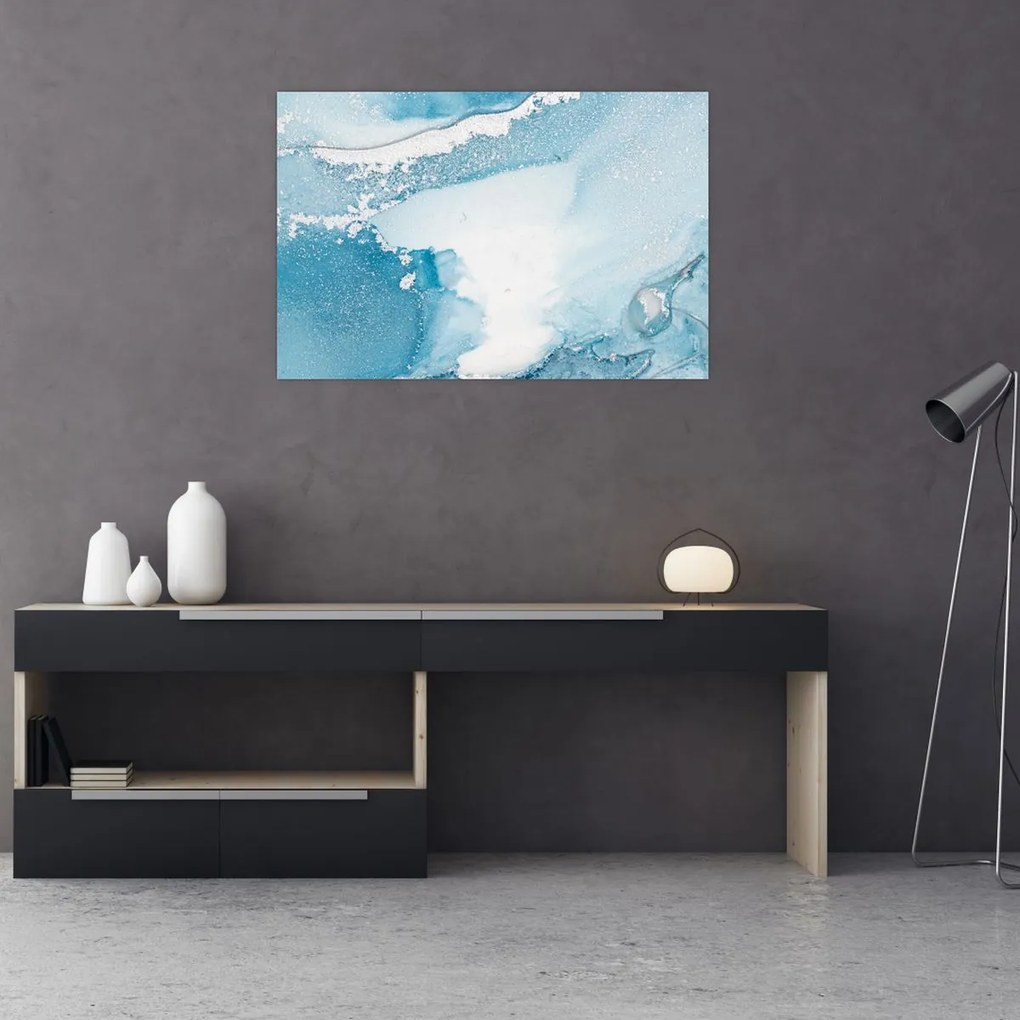 Tablou - Decor albastru (90x60 cm)