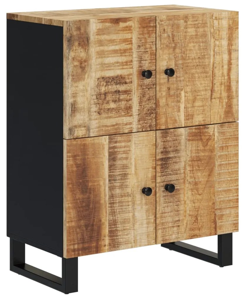 352917 vidaXL Servantă cu 4 uși, 60x33x75 cm, lemn masiv de mango