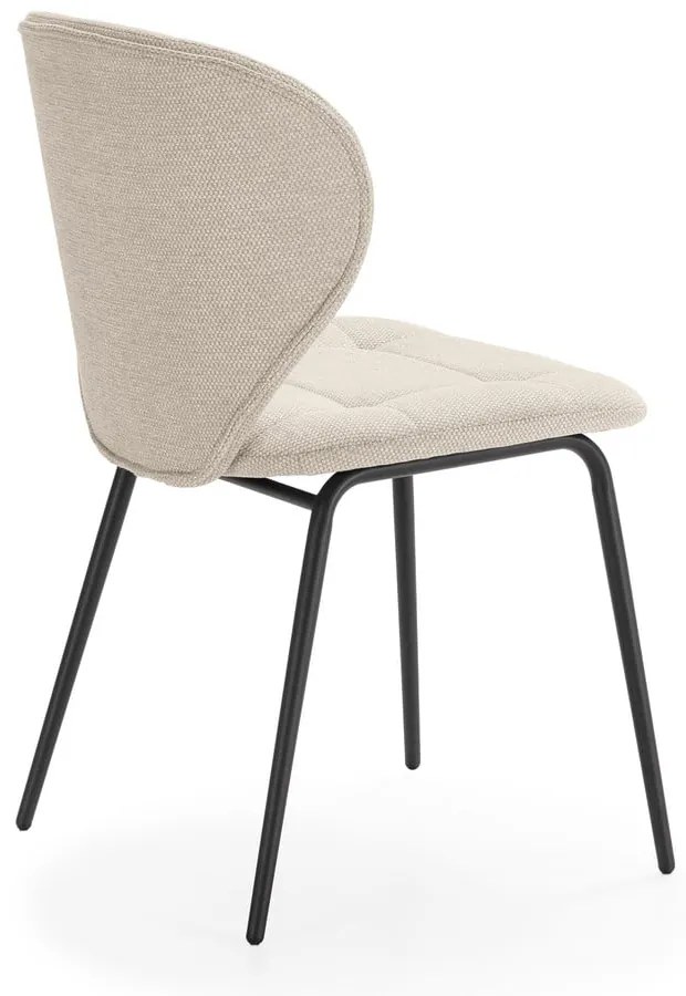 Scaune de dining crem 2 buc. Maori – Marckeric