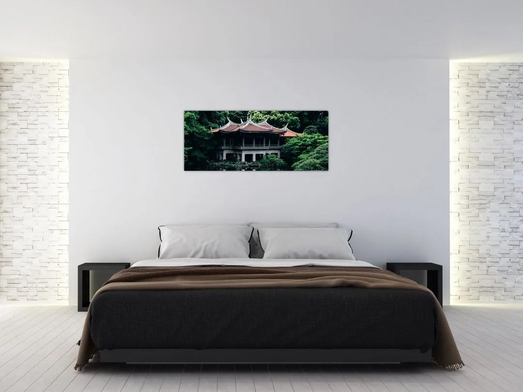 Tablou cu grădina japoneză națională (120x50 cm)