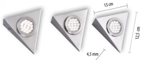 SET 3x corp de iluminat LED pentru mobilier cu senzor LED/2,5W/230V Paul Neuhaus 1119-55-3