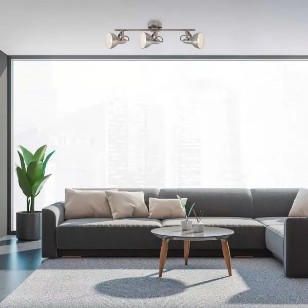 Lampă spot 3xE14/40W/230V, crom mat