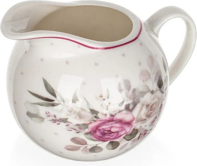 BANQUET Cană de lapte din ceramică ROSE 250 ml