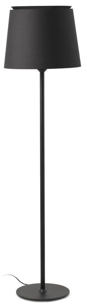 Lampadar / Lampa de podea moderna design elegant SAVOY neagra
