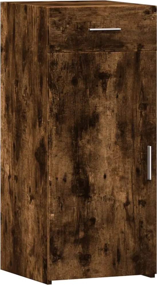 vidaXL Dulap, stejar fumuriu, 40x42,5x93 cm, lemn prelucrat