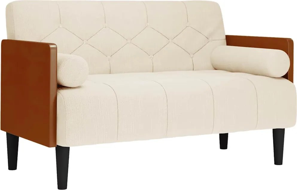 vidaXL Canapea loveseat cu perne de suport 110 cm in