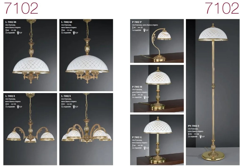 Candelabru din alama design italian 8+3L 7102