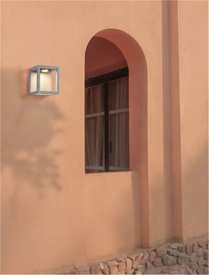 Aplica LED pentru exterior design modern IP65 Bev gri