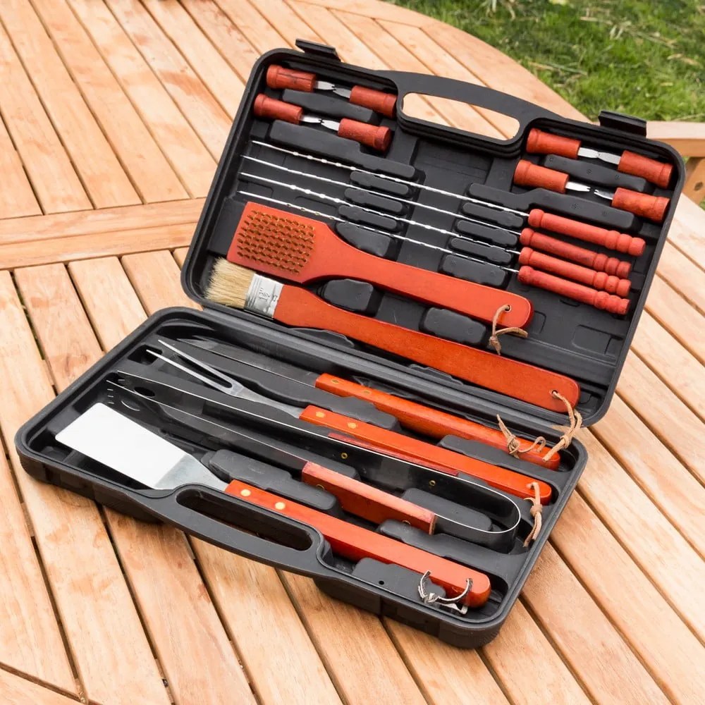 Set 18 ustensile pentru grătar InnovaGoods Barbecue