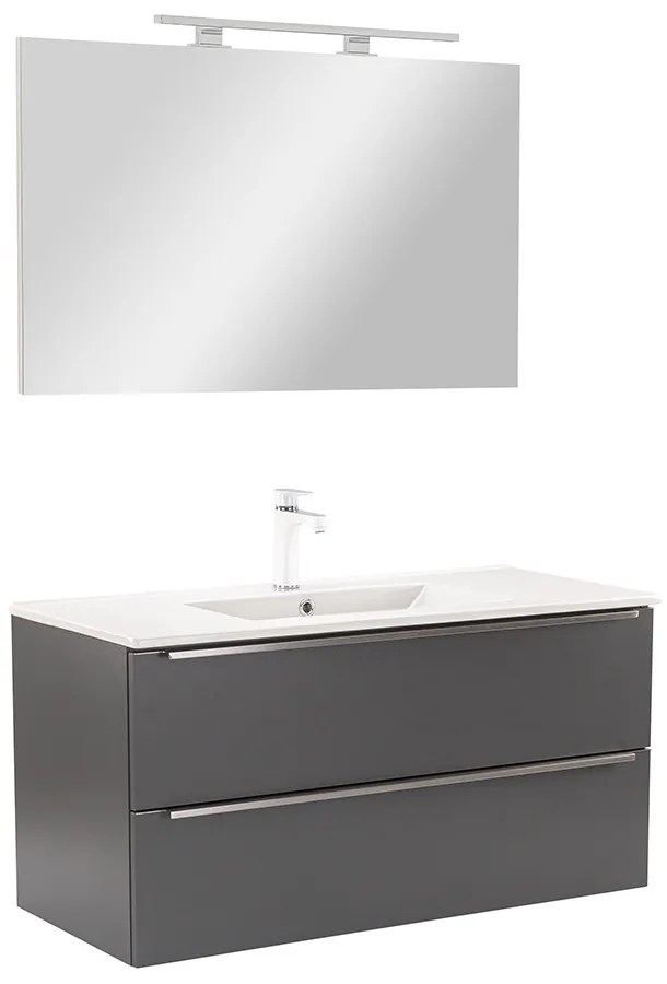 Mobilier complet de baie Vario Trim 100 antracit-antracit