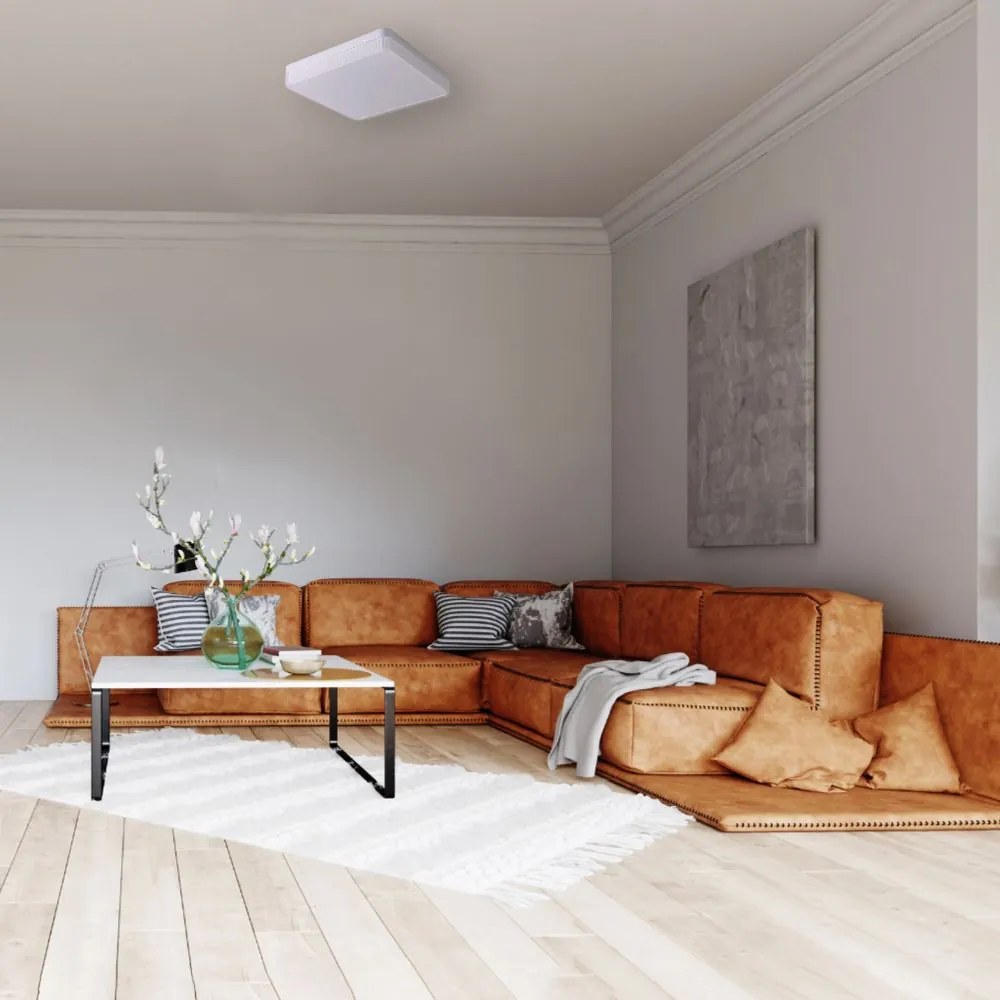 Plafoniera LED Electra KL151079, patrata, 48W, 5900lm, lumina neutra, IP20 alba, Klausen