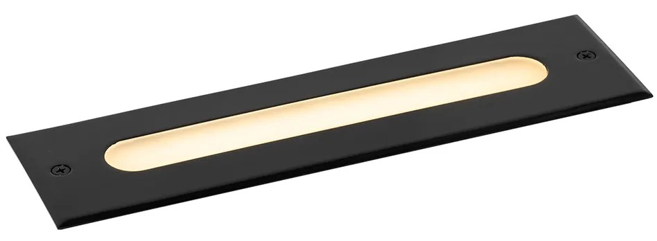Spot modern pentru sol negru 30 cm inclusiv LED IP65 - Eline
