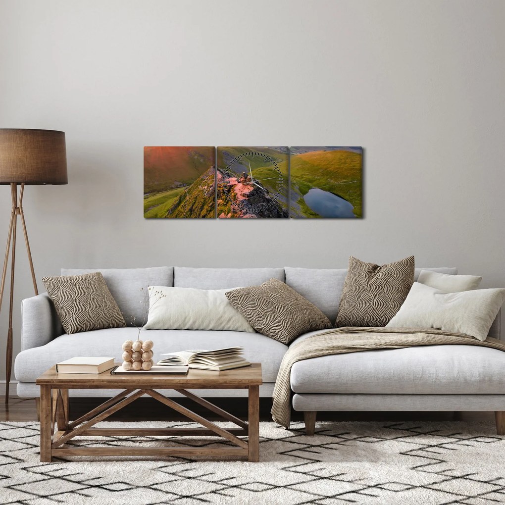 Tablou - Blencathra (cu ceas) (90x30 cm)