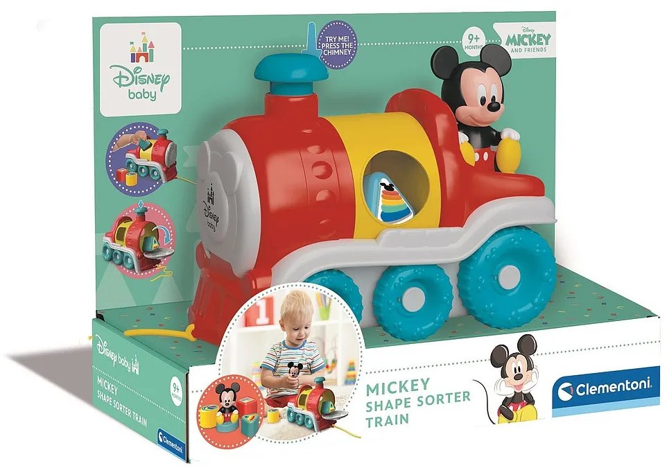 Disney Mickey Express tren de sortat forme Clementoni