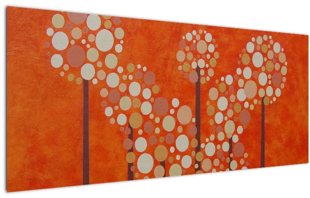 Tablou - Pădurea portocalie (120x50 cm)