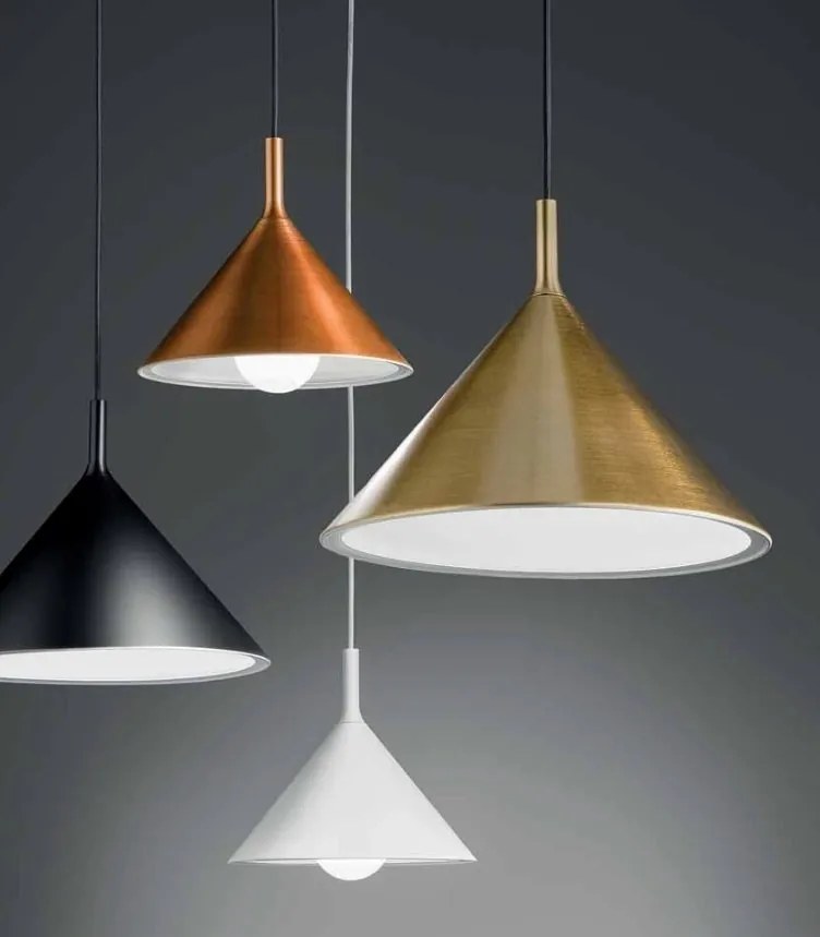 Pendul, Lustra din aluminiu BARBIE alb, negru, alama sau cupru