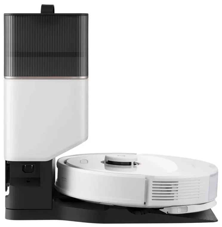 Robot aspirator Roborock Q8 max+ Q8MP02-00, 59W, Wi-Fi, Control vocal, 5500 Pa, Curatare uscata si umeda, Autonomie pana la 240 min, Alb/Negru