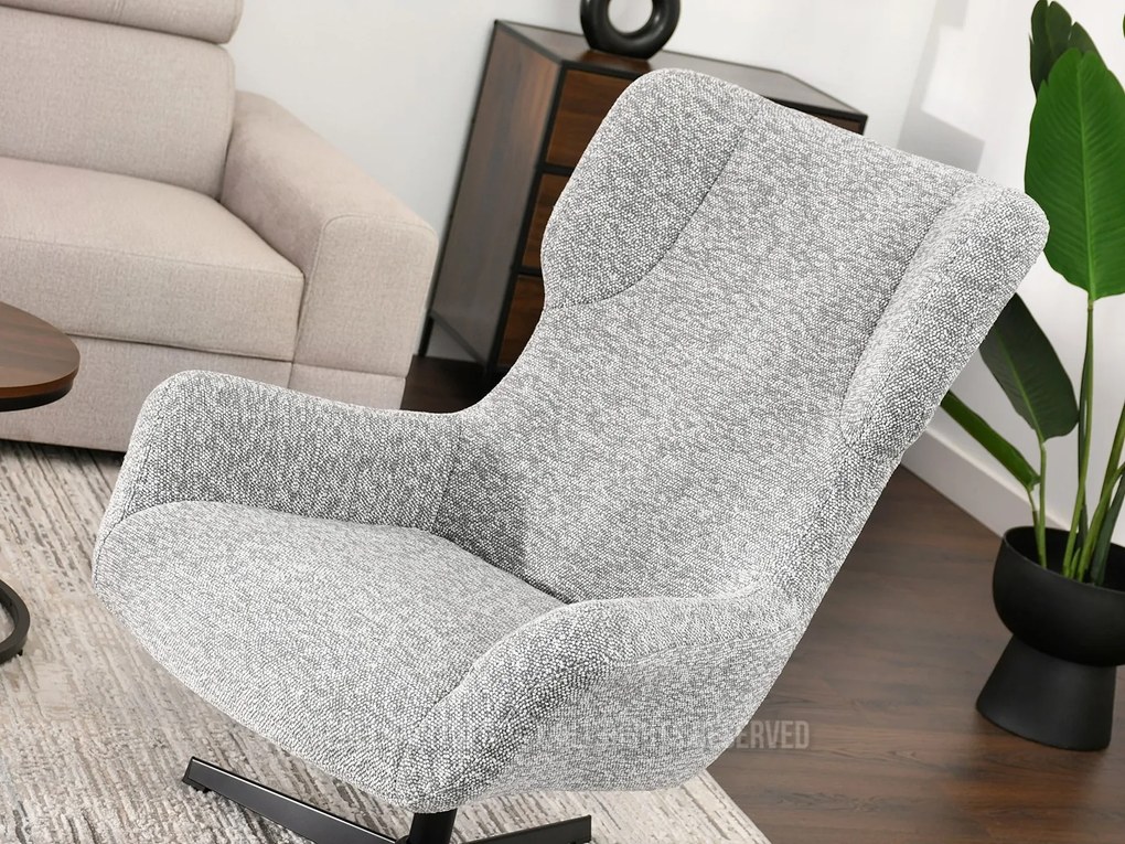 Fotoliu Irma (gri + negru). Promo -22%. 1110069