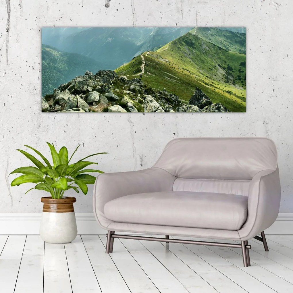 Tablou - Peisaj montan (120x50 cm)