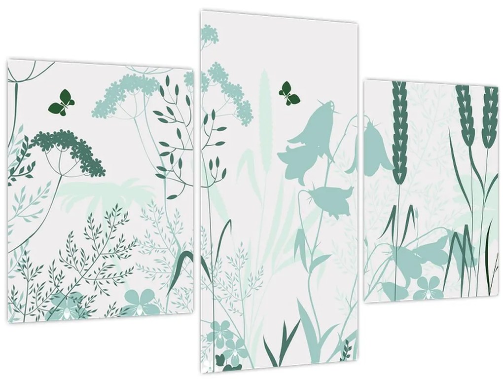 Tablou - Vector pajiște (90x60 cm)