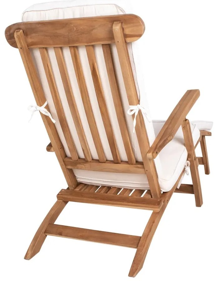 Pernă din bumbac pentru șezlong de grădină House Nordic Arrecife, alb