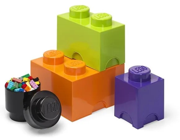 Cutii de depozitare pentru copii din plastic 4 buc. Box – LEGO®