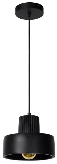 Lustră pe cablu OPHELIA 1xE27/40W/230V d. 20 cm neagră Lucide 20419/20/30