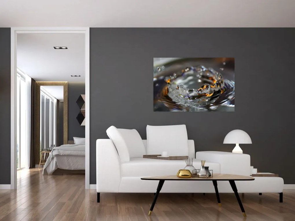 Tablou cu brățara din picături de apă (90x60 cm)
