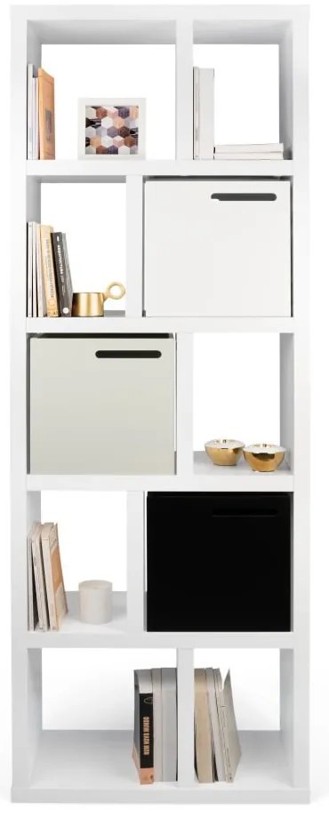 Bibliotecă albă 70x198 cm Berlin – TemaHome
