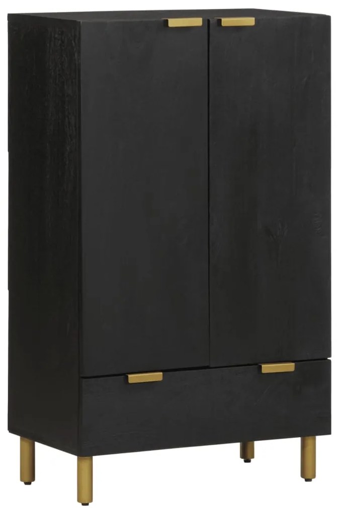 vidaXL Dulap înalt, negru, 60x33x100 cm, lemn prelucrat